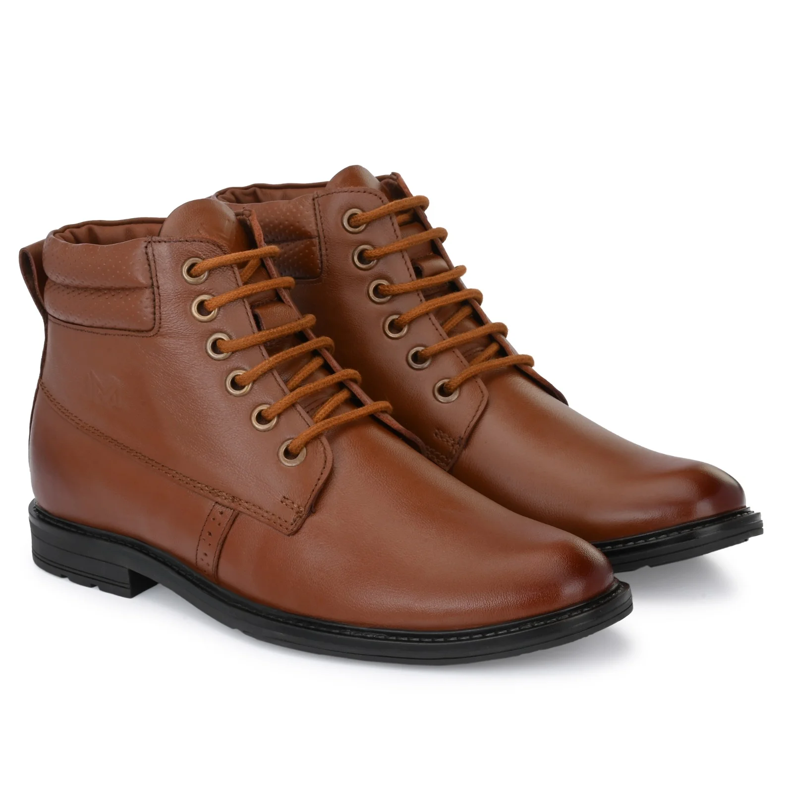 leather lace up boots for men - Image 3