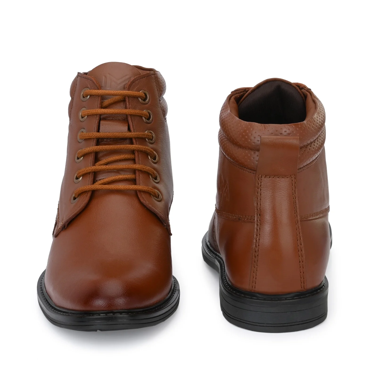 leather lace up boots for men - Image 5