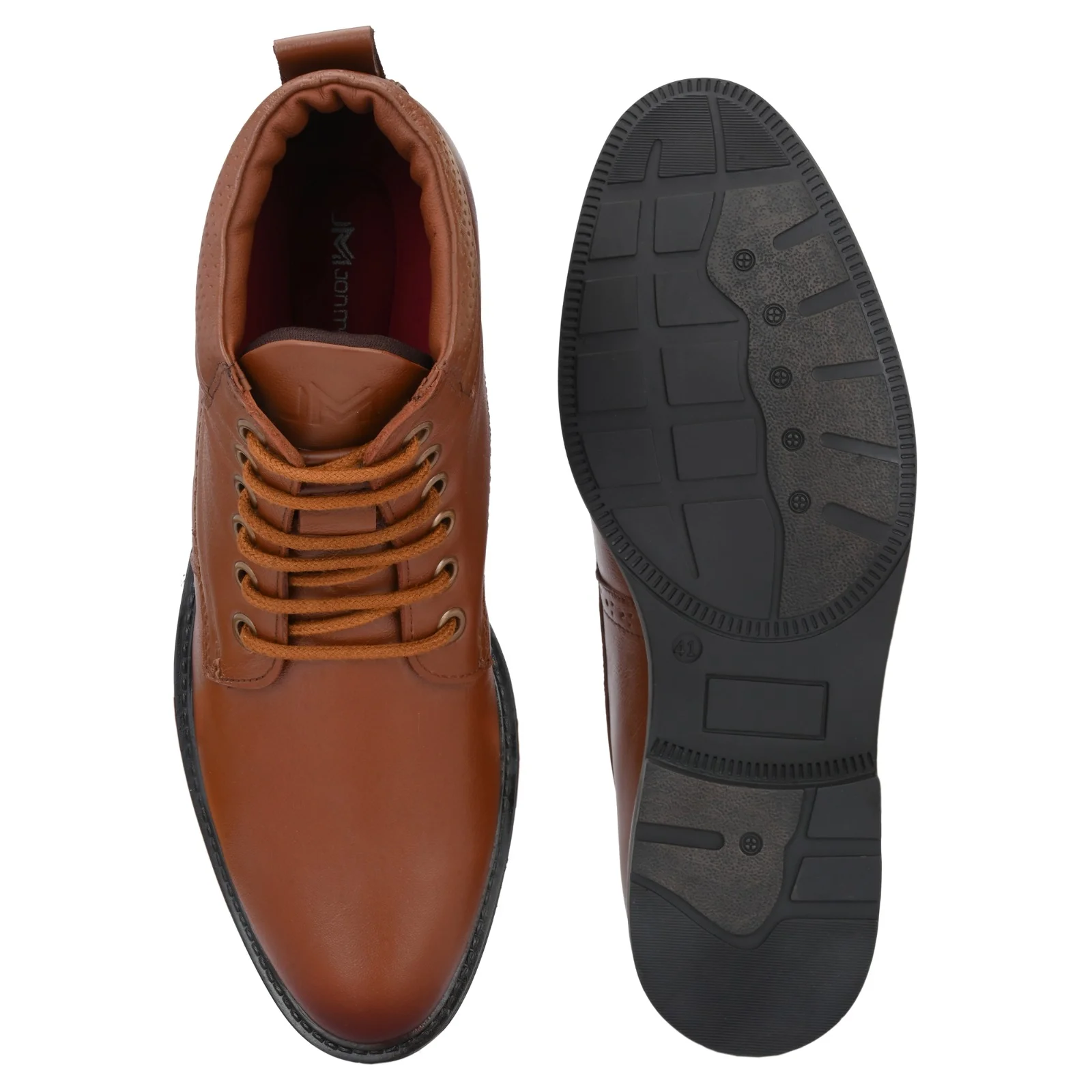 leather lace up boots for men - Image 6