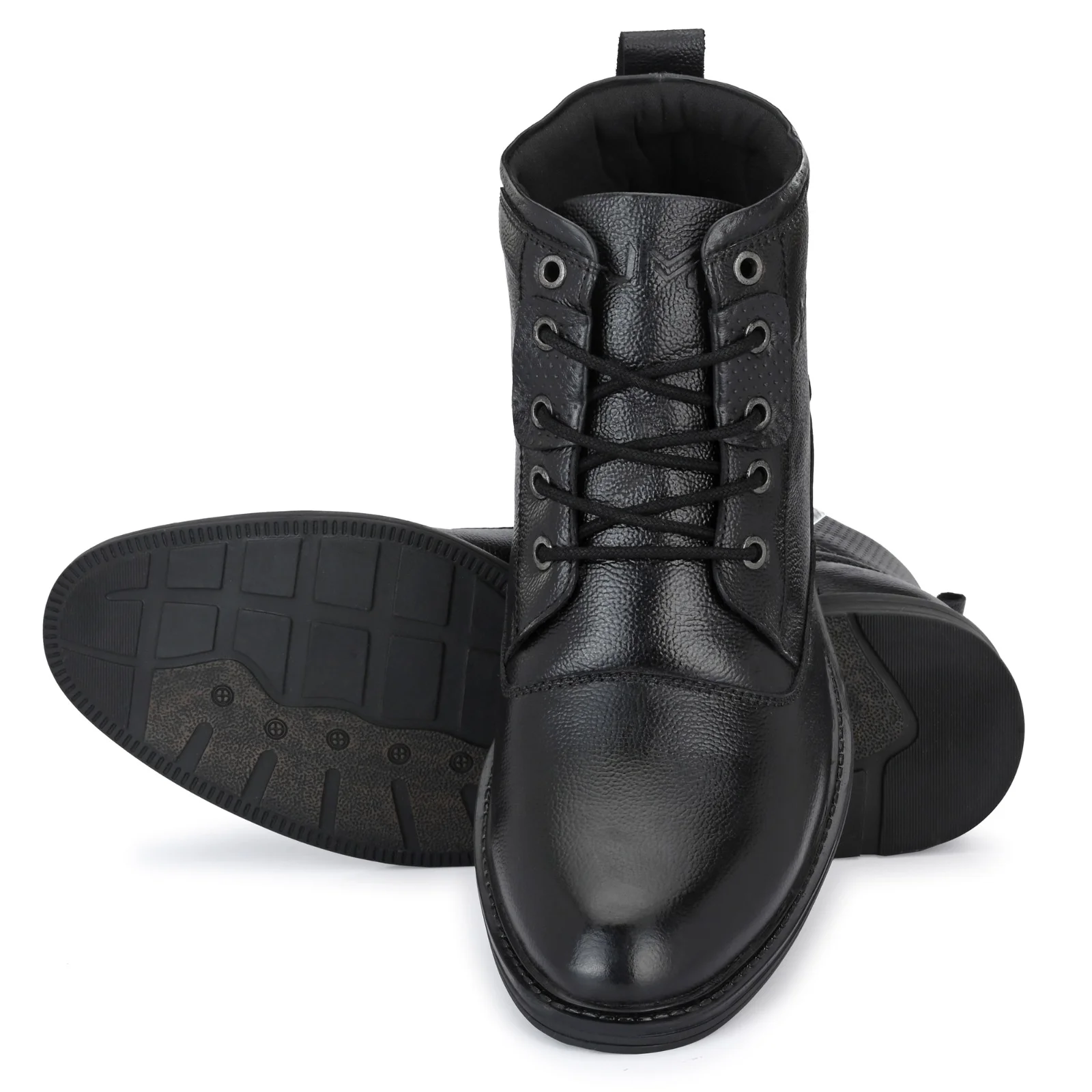 Leather lace up boots for men - Image 6