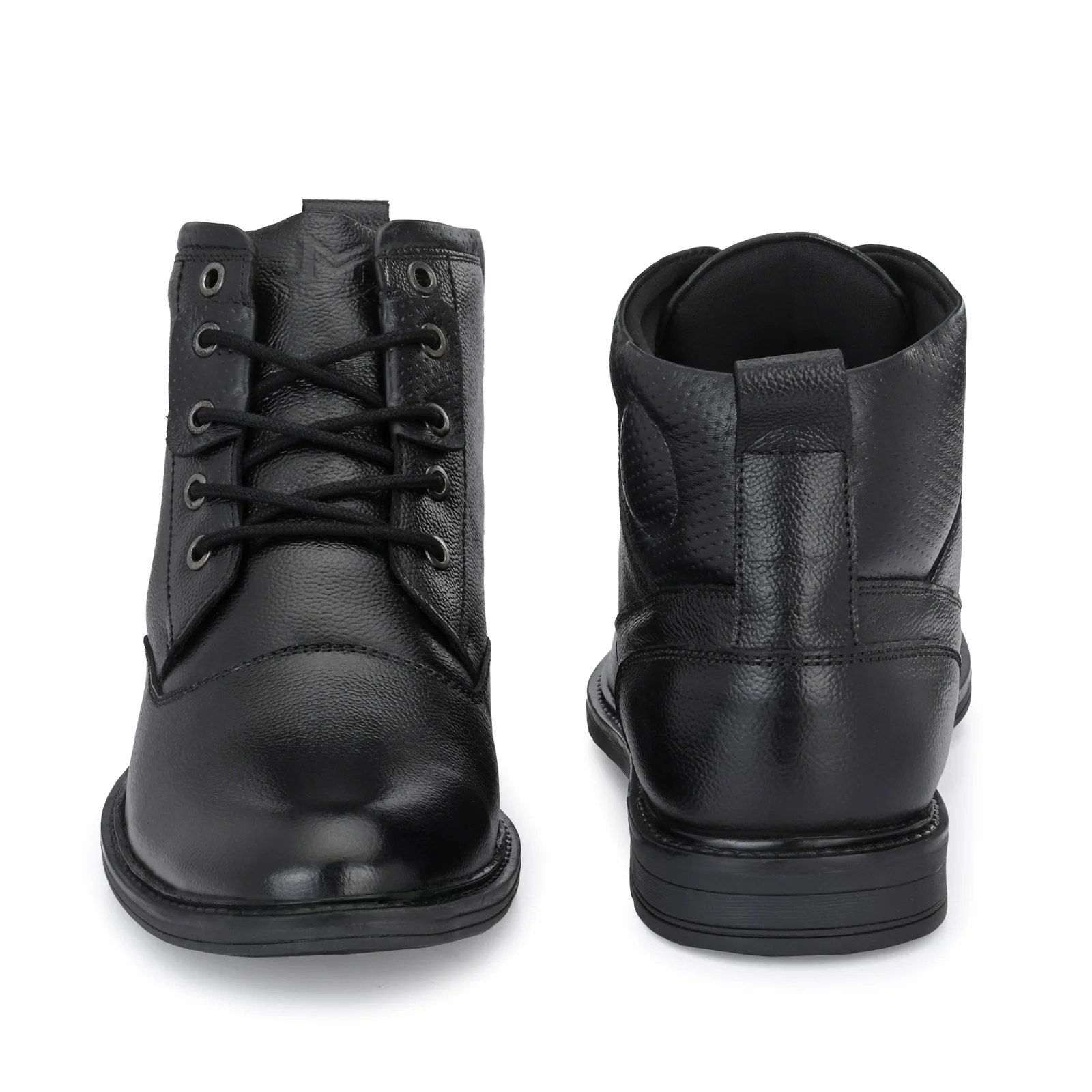 Leather lace up boots for men - Image 2