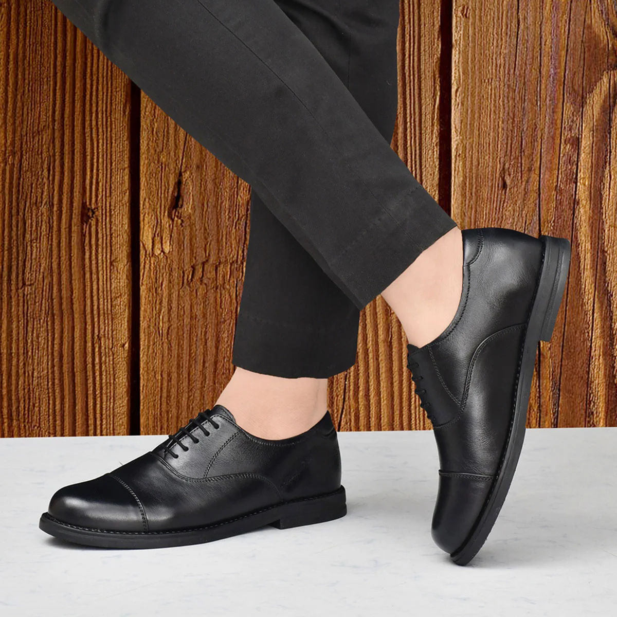 Leather Oxford Shoes for men - Image 5