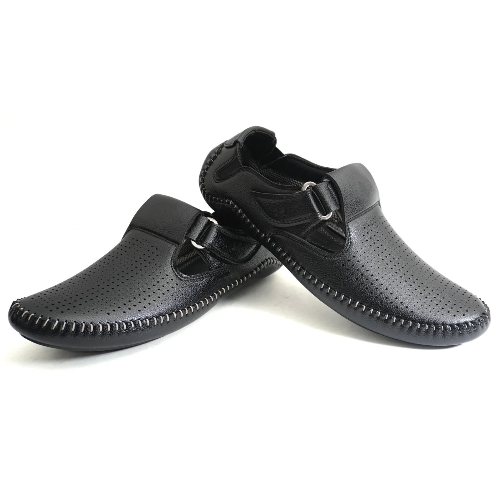 Jon Marker Roman Sandal - A1001 Black - Image 3
