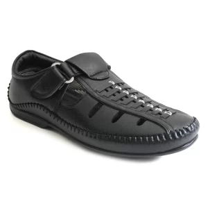 Jon Marker Roman Sandal  – A1004 Black