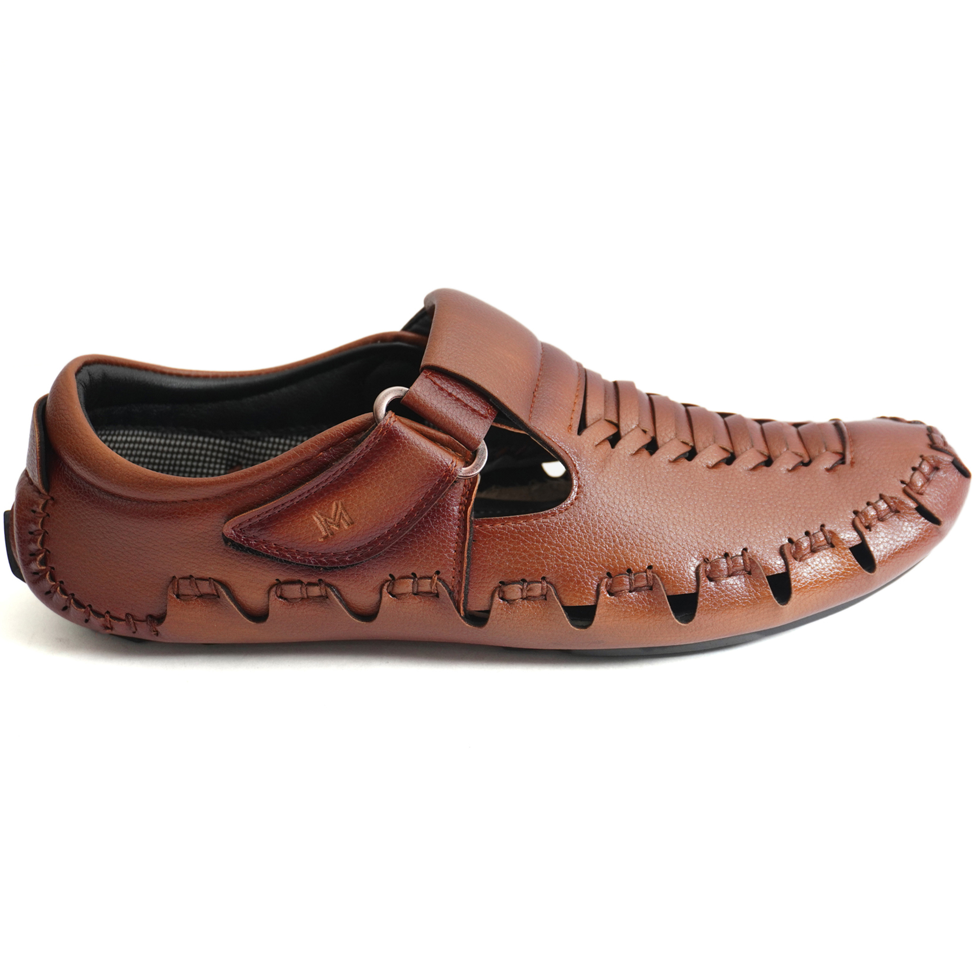 roman sandals for men 1006 tan - Image 3