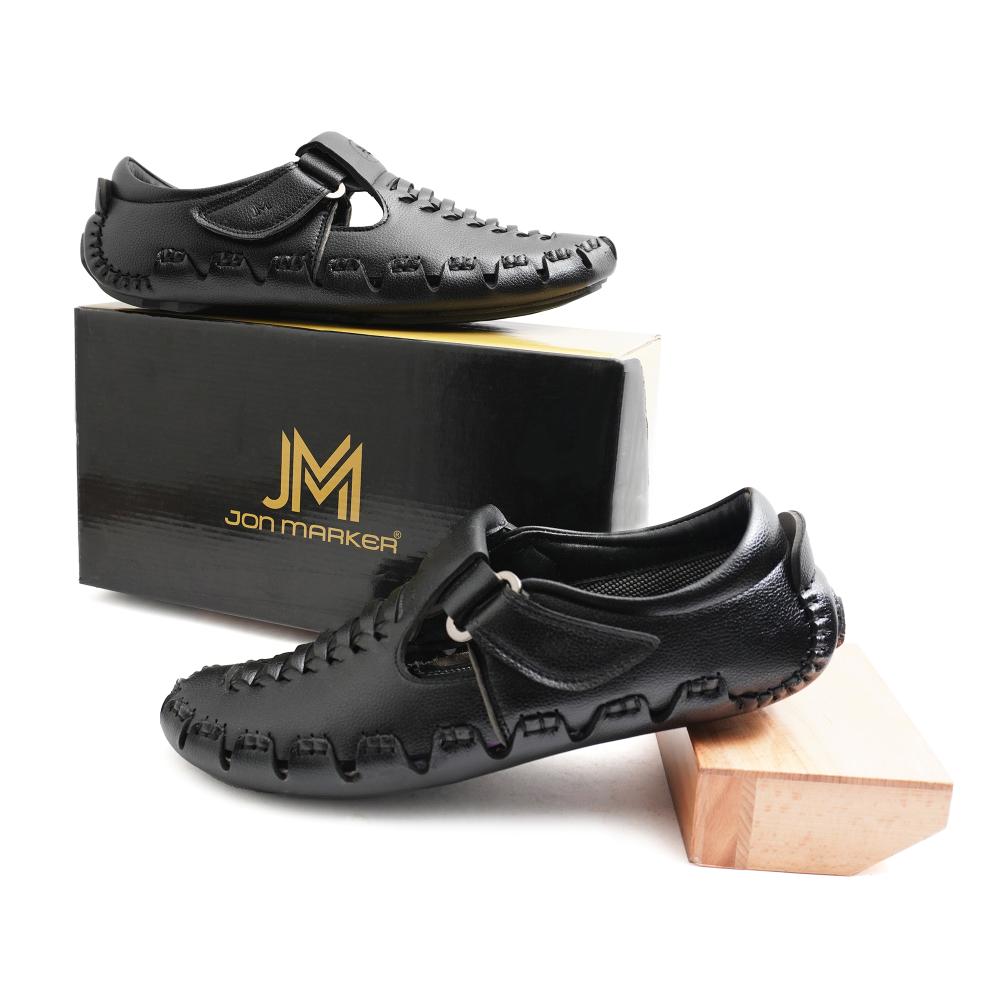 roman sandals for men 1006 bk - Image 5